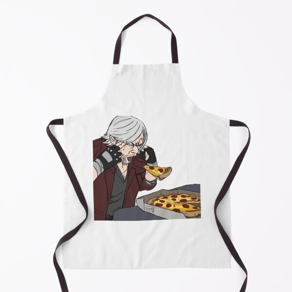 Item preview, Dante Making Pizza Float With His Mind Devil May Cry Inspired Funny Artwork designed and sold by GeekMix.