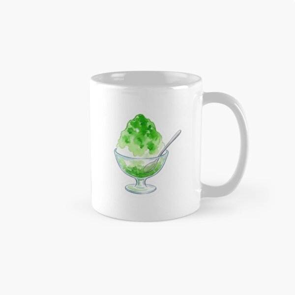 Item preview, Melon Kakigori Watercolor Sticker | Japanese Shaved Ice in Glass Dessert Cup designed and sold by asumintjapan1.