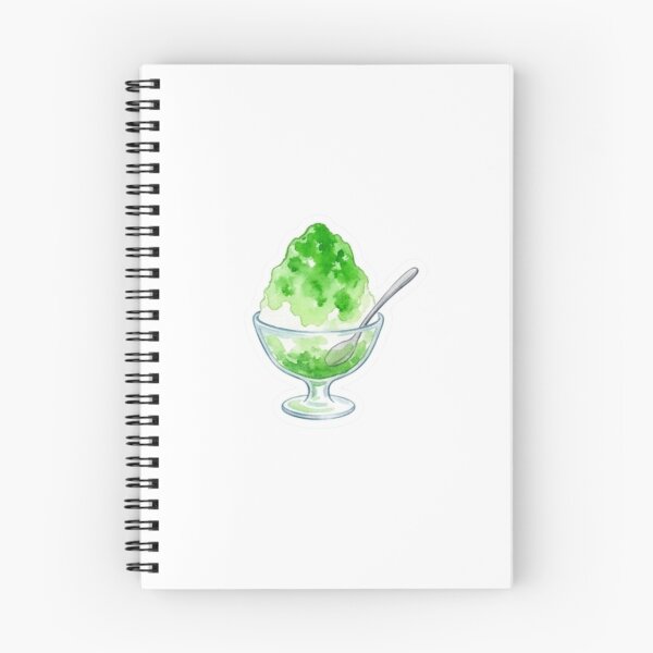Item preview, Melon Kakigori Watercolor Sticker | Japanese Shaved Ice in Glass Dessert Cup designed and sold by asumintjapan1.