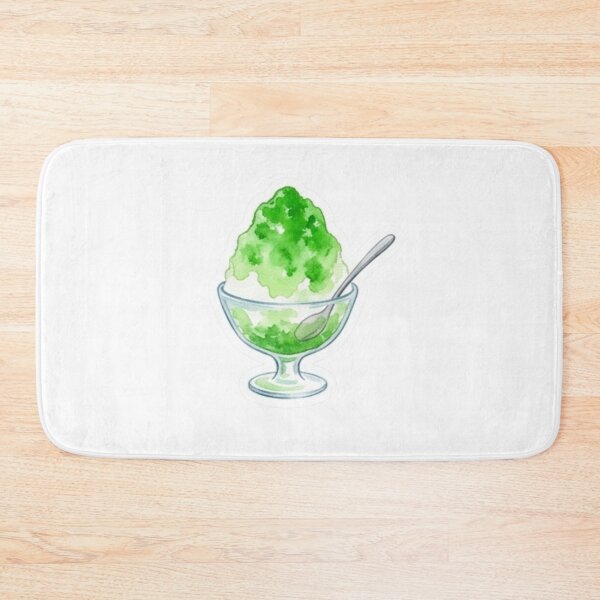 Item preview, Melon Kakigori Watercolor Sticker | Japanese Shaved Ice in Glass Dessert Cup designed and sold by asumintjapan1.
