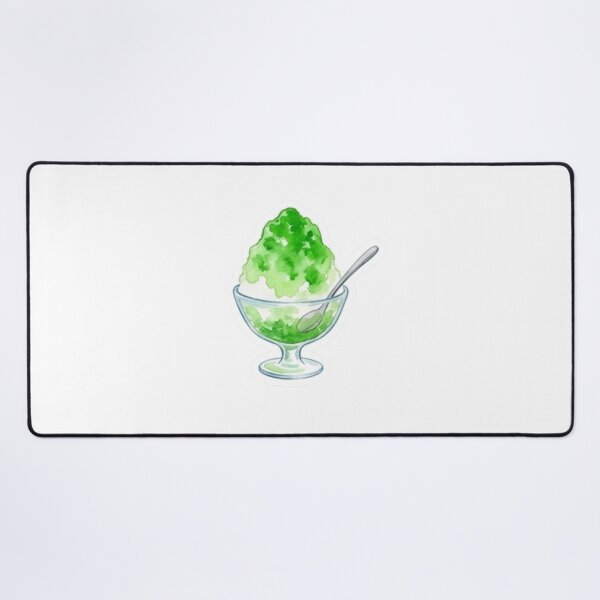 Item preview, Melon Kakigori Watercolor Sticker | Japanese Shaved Ice in Glass Dessert Cup designed and sold by asumintjapan1.
