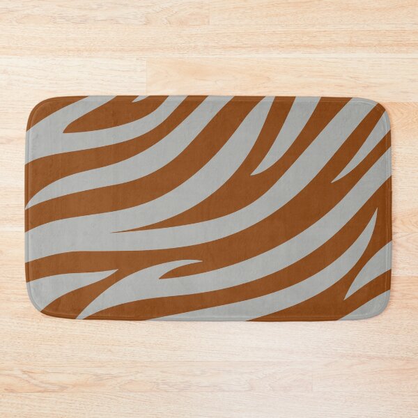 Item preview, Modern Graphic Zebra Print Pattern | Brown & Gray designed and sold by Frohyou.