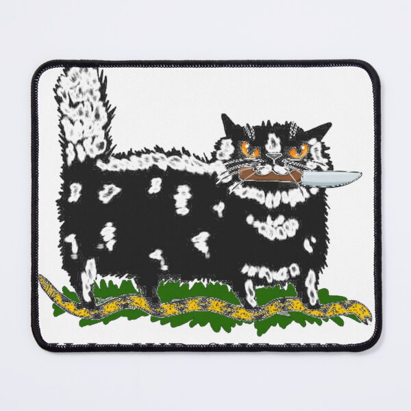 Item preview, Oh Lawd She Feral Black Cat designed and sold by Harrison Lucas.