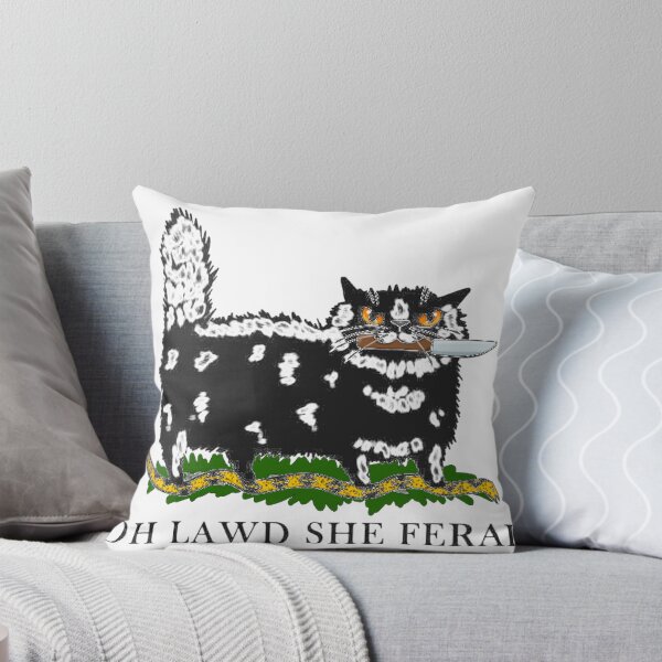 Item preview, Oh Lawd She Feral Black Cat designed and sold by Harrison Lucas.