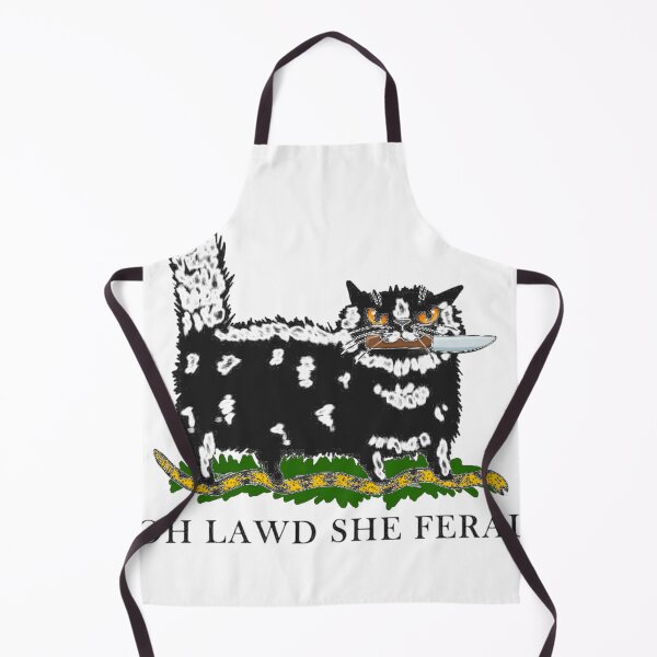 Item preview, Oh Lawd She Feral Black Cat designed and sold by Harrison Lucas.