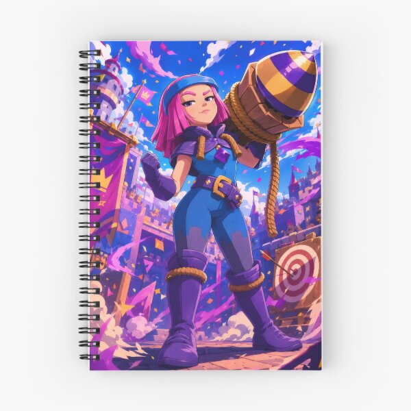 Item preview, Pink Hair Rocket Warrior - Arena Battle Girl Illustration designed and sold by Billy Morfo™.