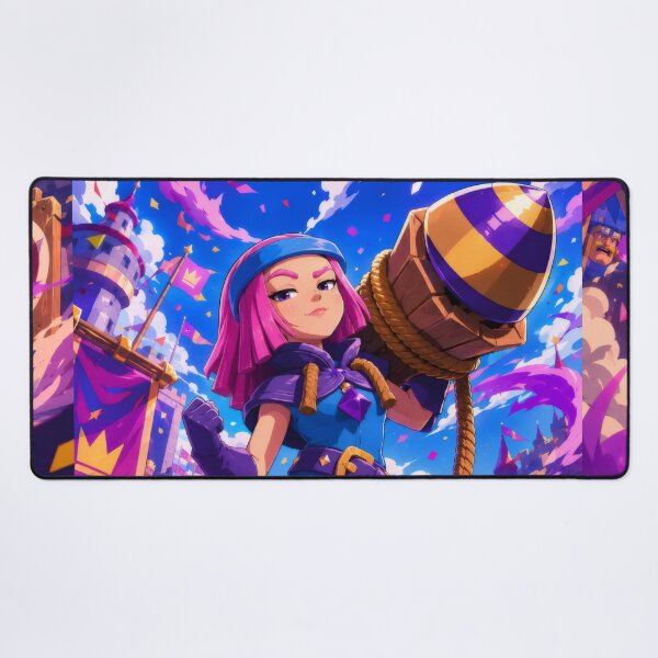 Item preview, Pink Hair Rocket Warrior - Arena Battle Girl Illustration designed and sold by Billy Morfo™.