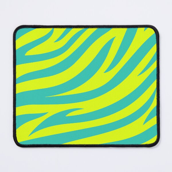 Item preview, Modern Graphic Zebra Print Pattern | Chartreuse & Teal designed and sold by Frohyou.