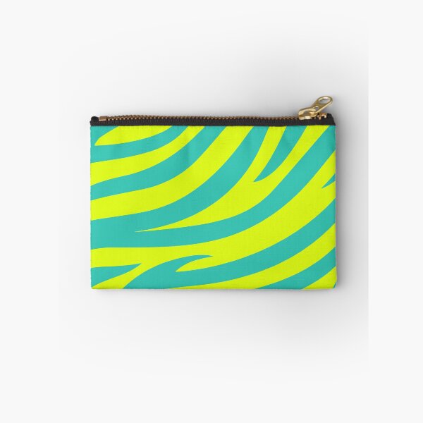 Item preview, Modern Graphic Zebra Print Pattern | Chartreuse & Teal designed and sold by Frohyou.