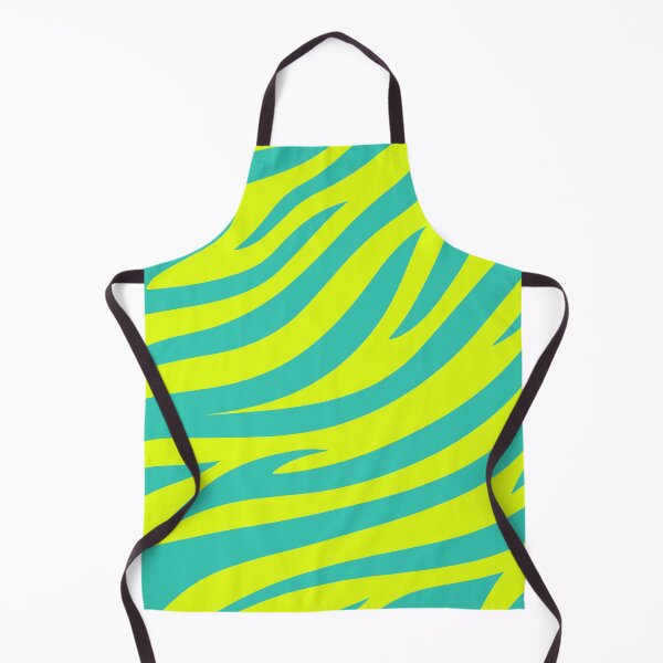 Item preview, Modern Graphic Zebra Print Pattern | Chartreuse & Teal designed and sold by Frohyou.