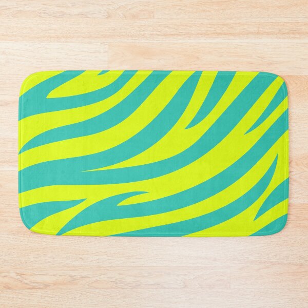 Item preview, Modern Graphic Zebra Print Pattern | Chartreuse & Teal designed and sold by Frohyou.