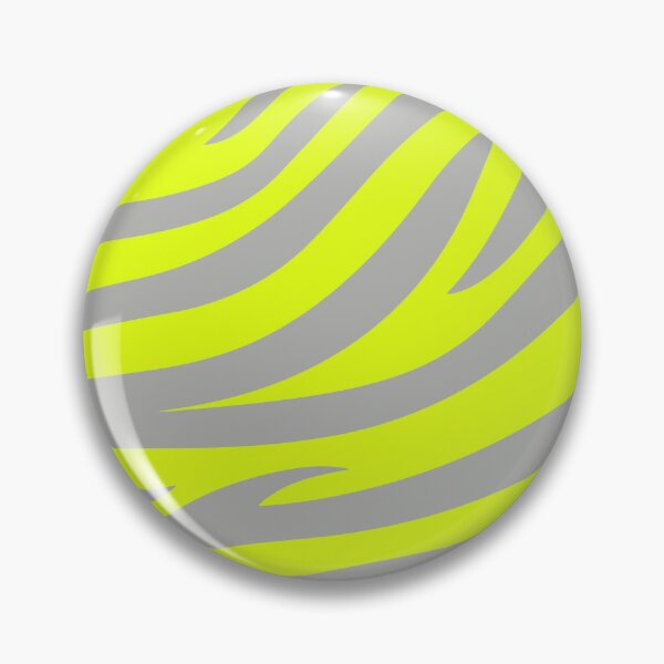 Item preview, Modern Graphic Zebra Print Pattern | Chartreuse & Gray designed and sold by Frohyou.