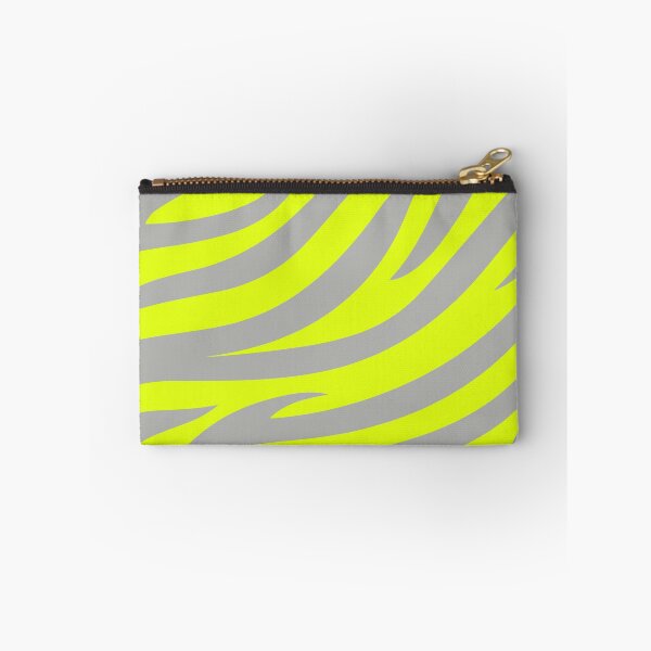 Item preview, Modern Graphic Zebra Print Pattern | Chartreuse & Gray designed and sold by Frohyou.
