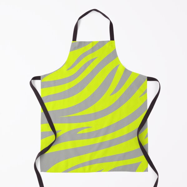 Item preview, Modern Graphic Zebra Print Pattern | Chartreuse & Gray designed and sold by Frohyou.
