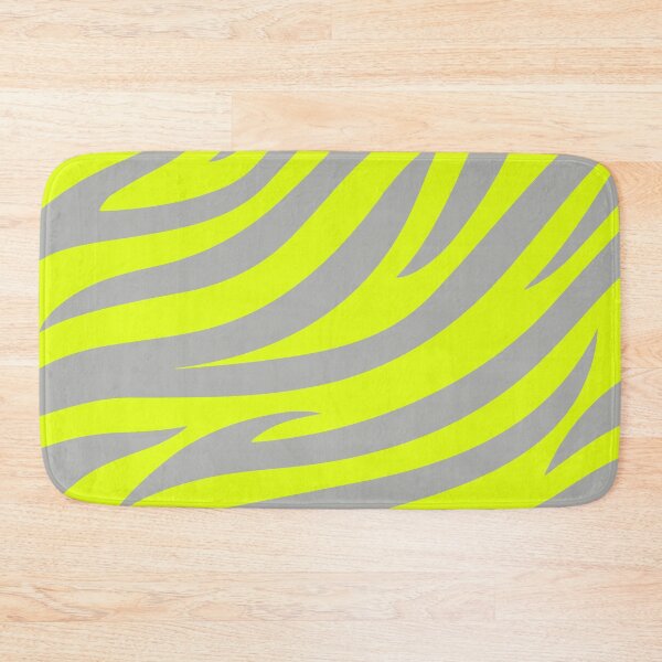 Item preview, Modern Graphic Zebra Print Pattern | Chartreuse & Gray designed and sold by Frohyou.