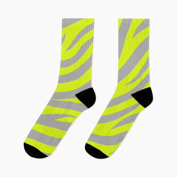 Item preview, Modern Graphic Zebra Print Pattern | Chartreuse & Gray designed and sold by Frohyou.