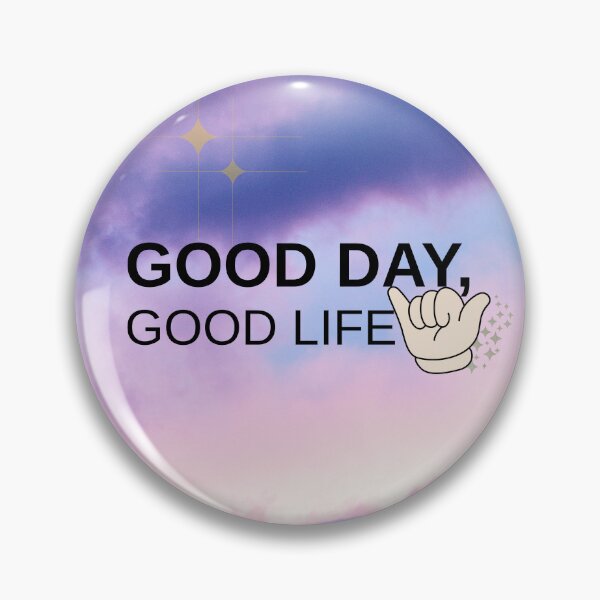 Item preview, Good Day Good Life Aesthetic Pastel Cloud Quote designed and sold by Kiara's Treasure.