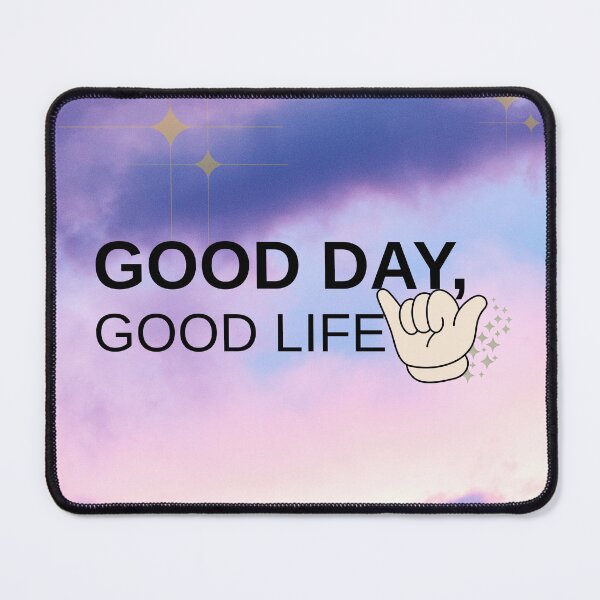 Item preview, Good Day Good Life Aesthetic Pastel Cloud Quote designed and sold by Kiara's Treasure.