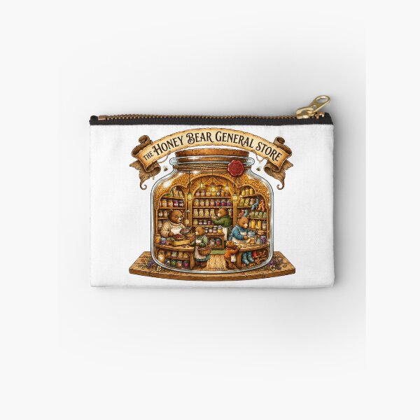 Item preview, The Honey Bear General Store | Woodland Bear Market | Honey Shop | Cozy Cottagecore designed and sold by MrDev.