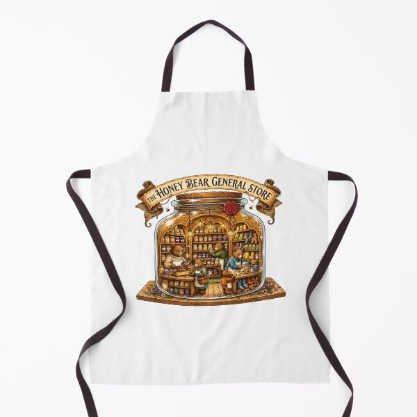 Item preview, The Honey Bear General Store | Woodland Bear Market | Honey Shop | Cozy Cottagecore designed and sold by MrDev.