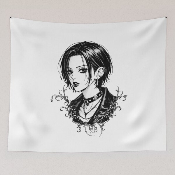Item preview, vintage punk girl designed and sold by Vibrantiz-Flora.