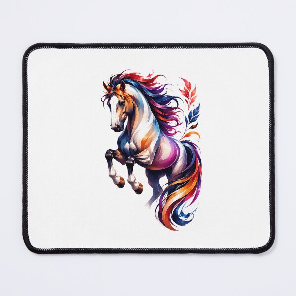 Item preview, Vibrant Colorful Mane Running Horse Artwork designed and sold by Arts Design 15.