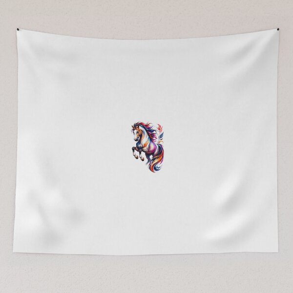 Item preview, Vibrant Colorful Mane Running Horse Artwork designed and sold by Arts Design 15.