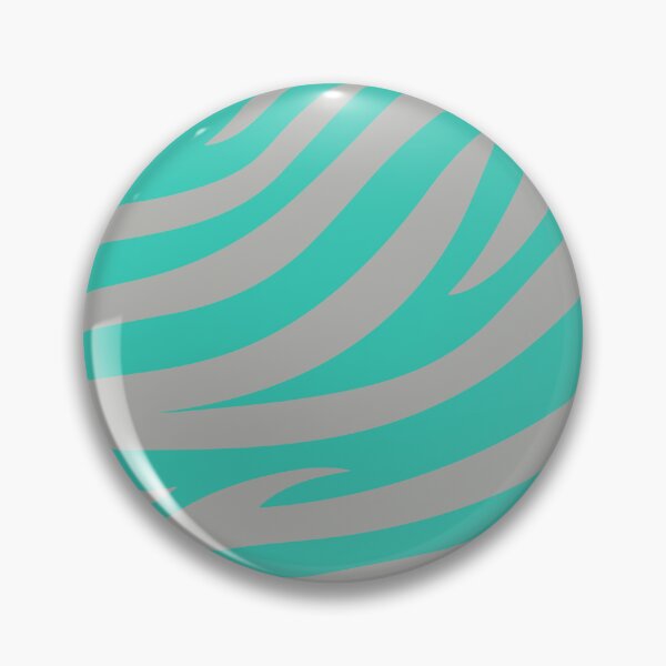 Item preview, Modern Graphic Zebra Print Pattern | Gray & Teal designed and sold by Frohyou.