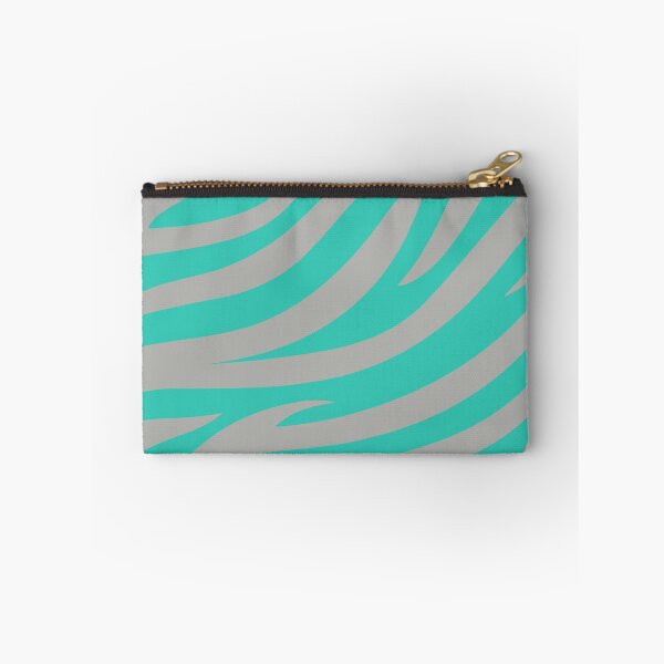 Item preview, Modern Graphic Zebra Print Pattern | Gray & Teal designed and sold by Frohyou.