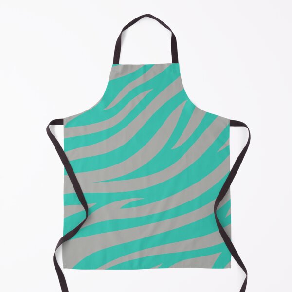Item preview, Modern Graphic Zebra Print Pattern | Gray & Teal designed and sold by Frohyou.