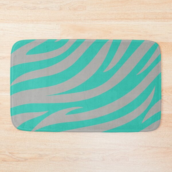 Item preview, Modern Graphic Zebra Print Pattern | Gray & Teal designed and sold by Frohyou.