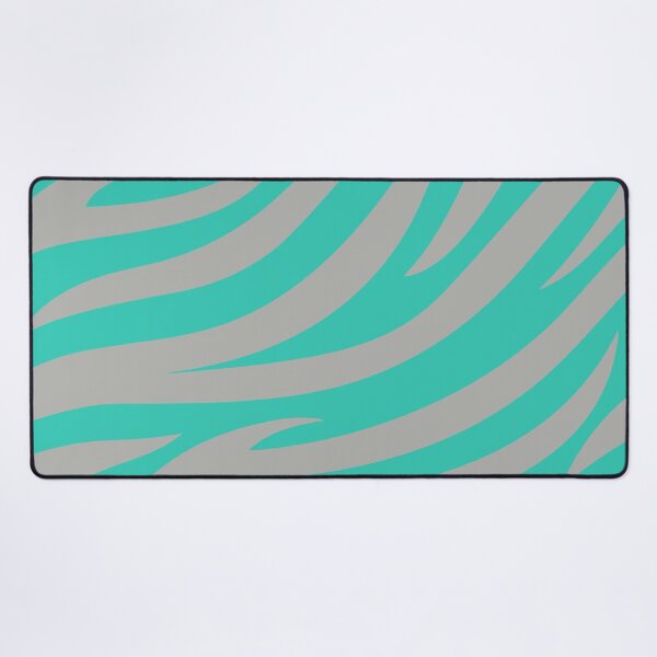 Item preview, Modern Graphic Zebra Print Pattern | Gray & Teal designed and sold by Frohyou.