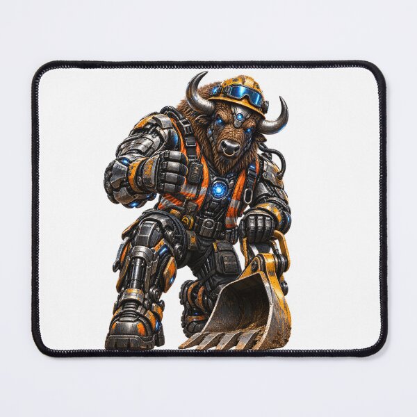Item preview, Steel Bison Heavy Equipment Operator – Industrial Beast designed and sold by SteelCoat Studio.