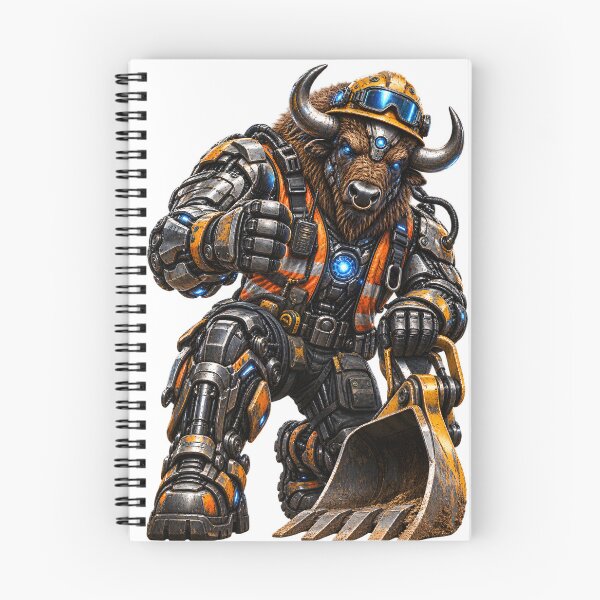 Item preview, Steel Bison Heavy Equipment Operator – Industrial Beast designed and sold by SteelCoat Studio.