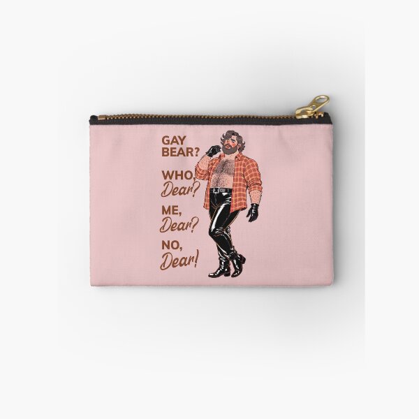Item preview, "Gay Bear? No, Dear!" – Sassy Leather Bear designed and sold by gayishdesign.