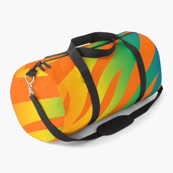 Item preview, Modern Graphic Zebra Print Pattern | Rainbow & Orange designed and sold by Frohyou.