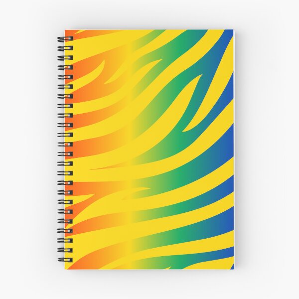 Item preview, Modern Graphic Zebra Print Pattern | Rainbow & Yellow designed and sold by Frohyou.