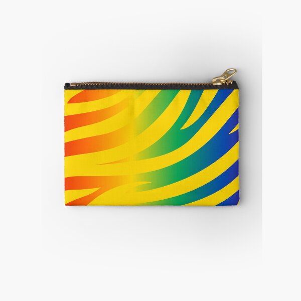 Item preview, Modern Graphic Zebra Print Pattern | Rainbow & Yellow designed and sold by Frohyou.