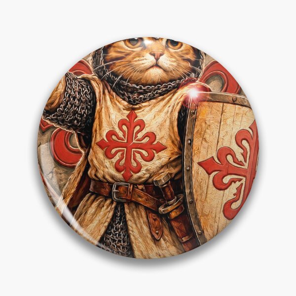 Item preview, ?⚔️ Calatravo – The Cat Knight of Calatrava ?️? designed and sold by FULLCOLOR2099.