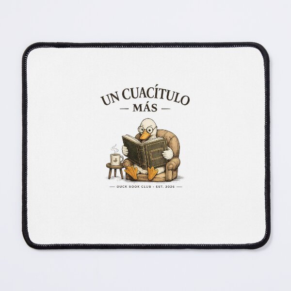 Item preview, One More Chapter - Reading Duck with Glasses, Duck Book Club Est. 2026 designed and sold by TrazoLibreCo7.