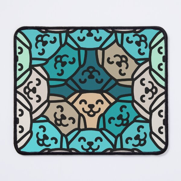 Item preview, Cute Green Dog Geometric - Close Up designed and sold by Imjustclicking.