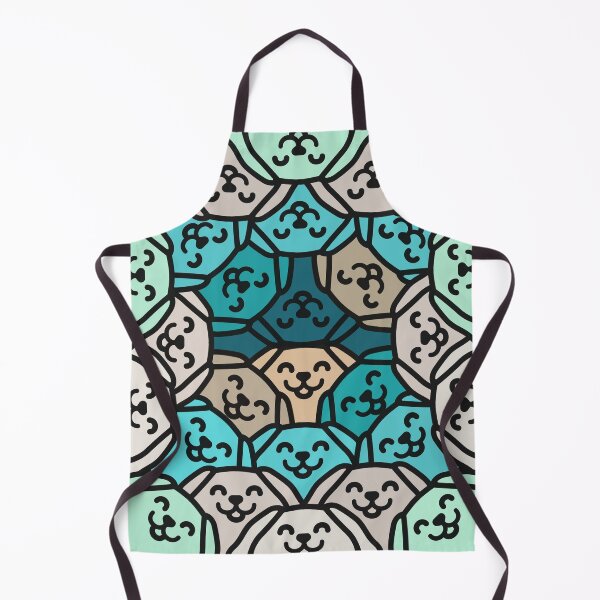Item preview, Cute Green Dog Geometric - Close Up designed and sold by Imjustclicking.