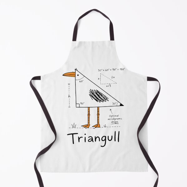 Item preview, Triangull Triangle Seagull Bird Pun Funny Math Teacher designed and sold by JamesCrArt.