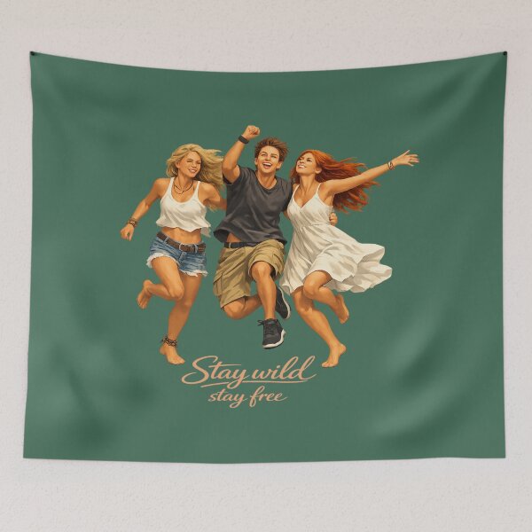 Item preview, Stay wild stay free designed and sold by JaroDesign2023.