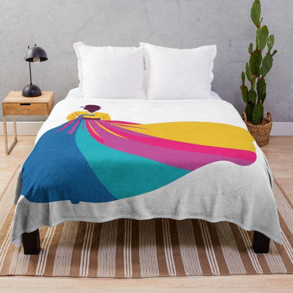 Item preview, Colorful Korean Hanbok Woman Silhouette designed and sold by momoshome.