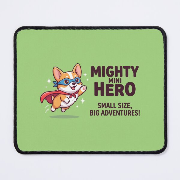 Item preview, Mighty Mini Hero Corgi Superhero Small Size Big Adventures designed and sold by Amir Faysal.
