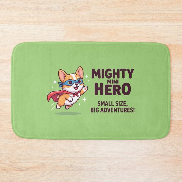 Item preview, Mighty Mini Hero Corgi Superhero Small Size Big Adventures designed and sold by Amir Faysal.