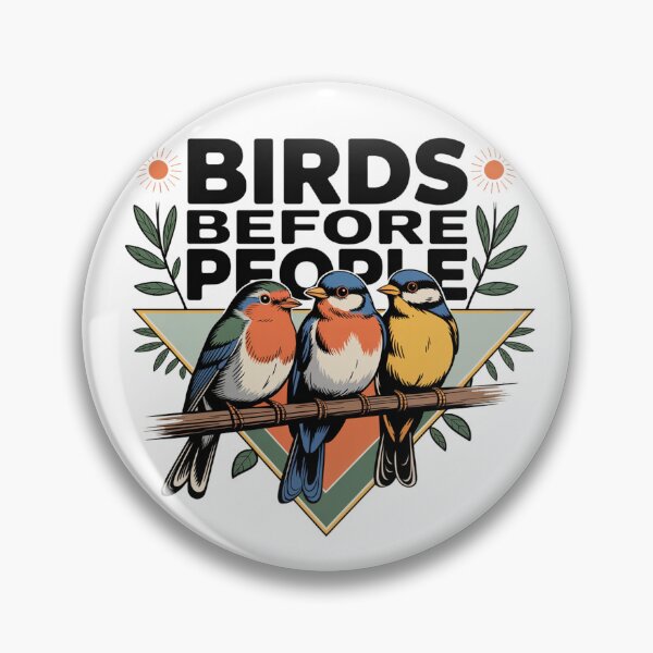 Item preview, Birds Before People Funny Introvert Birdwatcher Design designed and sold by limos.