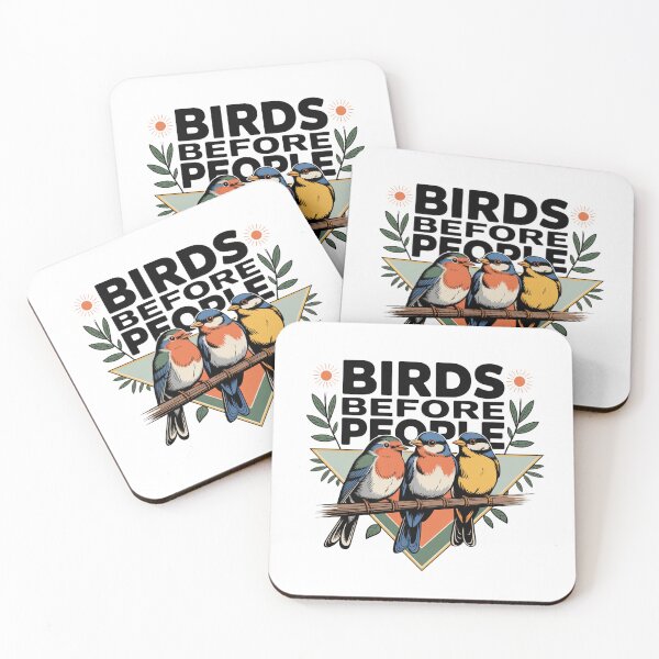 Item preview, Birds Before People Funny Introvert Birdwatcher Design designed and sold by limos.