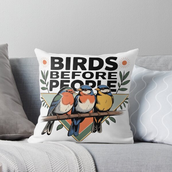 Item preview, Birds Before People Funny Introvert Birdwatcher Design designed and sold by limos.